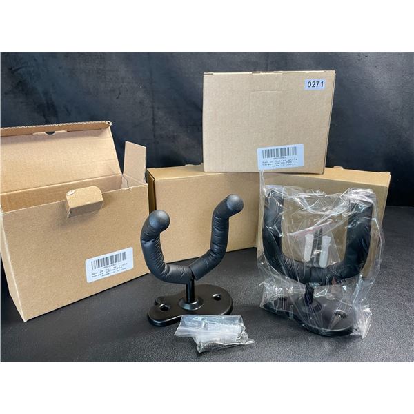 Lot of 4 Boxes of Guitar Wall Hangers - 2pcs Each/8 Total - Brand New