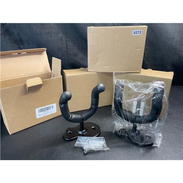 Lot of 4 Boxes of Guitar Wall Hangers - 2pcs Each/8 Total - Brand New