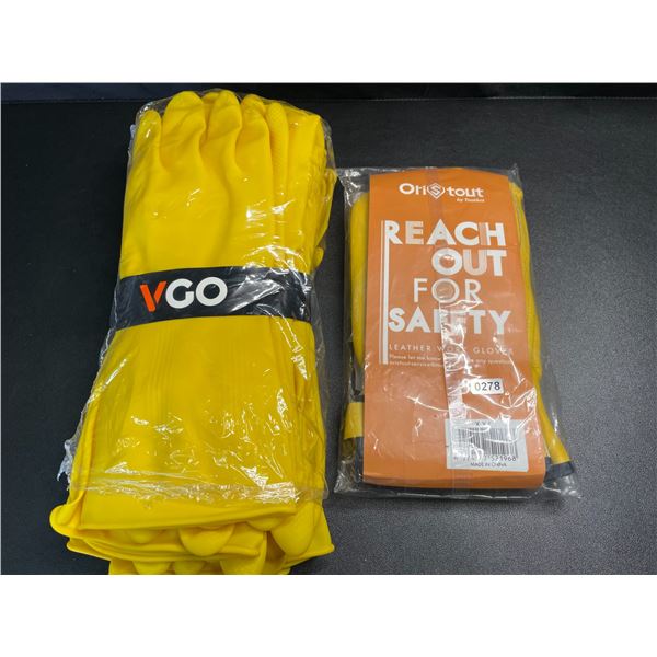 Lot of Assorted Work Gloves - Brand New (Multi-Pack + Single Pack) - Brand New!