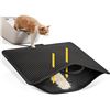 Image 1 : Lot of 2 Honeycomb Design Double-Layer Trapping Cat Litter Mats - 24 x 18inch - Brand New!