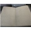 Image 5 : Lot of 2 Honeycomb Design Double-Layer Trapping Cat Litter Mats - 24 x 18inch - Brand New!