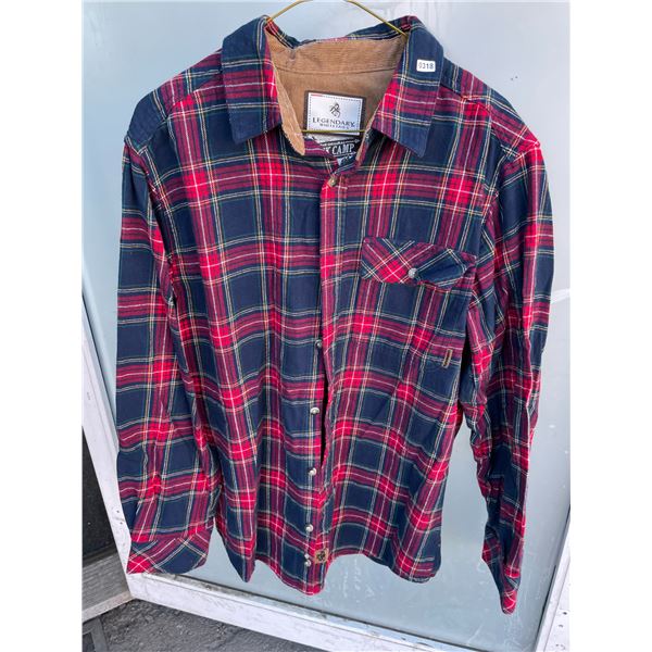 Lot of 1 Legendary Whitetails Flannel Shirt - Size Mens Medium - New