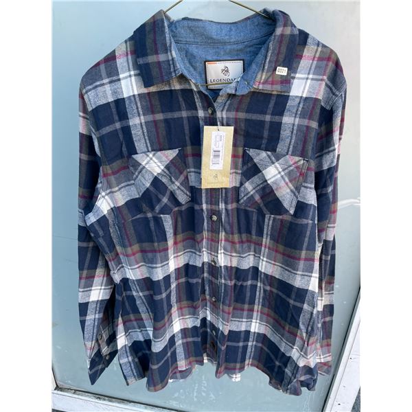 Lot of 1 Legendary Whitetails Flannel Shirt - Size Mens X-Large - New