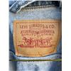 Image 2 : Lot of 1 Levi Strauss & Co. Original Jean Jacket - Size Large