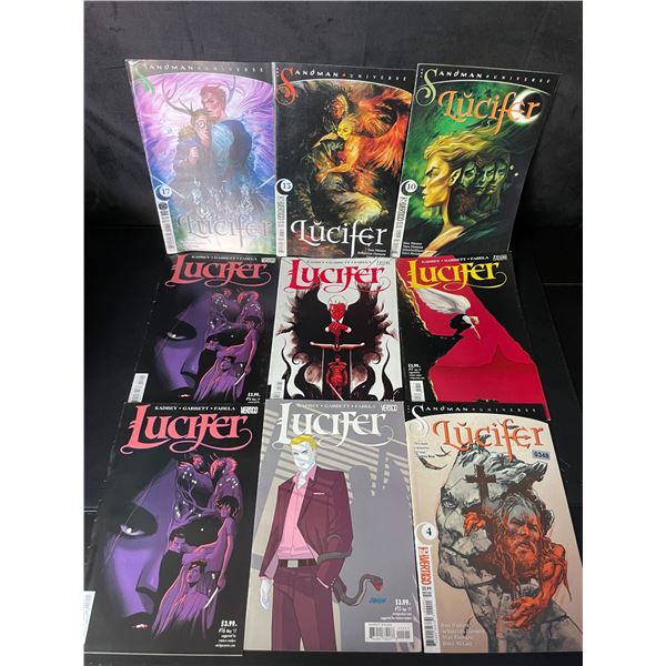 Lot of 9 Assorted Lucifer Comic Books