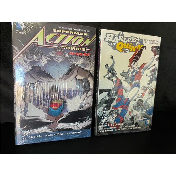 Lot of 2 DC Comics Books - Superman Action & Harley Quinn