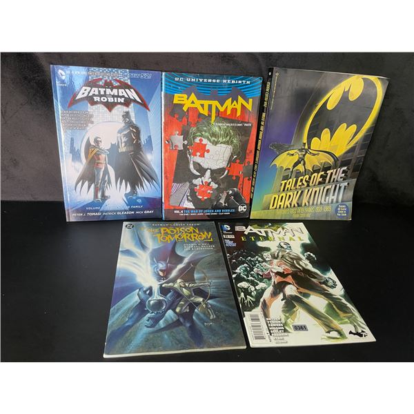 lot of 5 Assorted Books - DC Comics, Tales of the Dark Knight, etc.