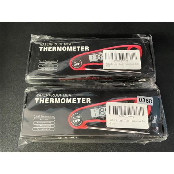 Lot of 2 Digital Meat Thermometers - Brand New