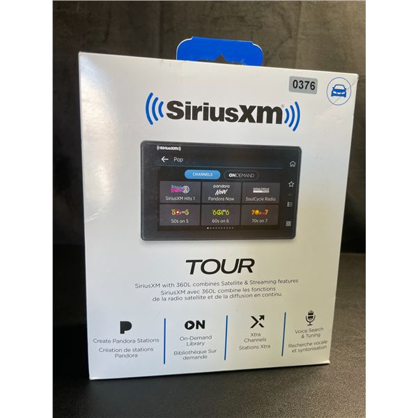 Lot of 1 Sirius XM Tour Dock and Play Radio with 360L - Satellite & Streaming - BRAND NEW!