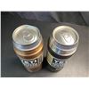 Image 2 : Lot of 2 YETI Rambler Colster Slim Can Insulator *Missing Top Rings - See Description - Gold/Black