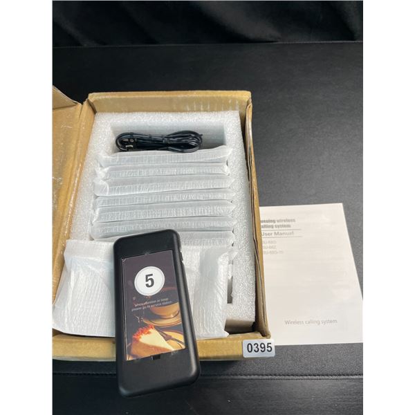 Lot of 1 10-Pager Wireless Calling System/Pager System - Great for Restaurants/Businesses!