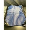 Image 3 : Lot of 1 Pack of Nylon Drawstring Bags/Gym Sport Bags - 10PCS - Blue - Brand New
