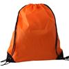 Image 1 : Lot of 1 Pack of Nylon Drawstring Bags/Gym Sport Bags - 10PCS - Orange - Brand New