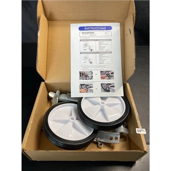 Lot of 1 Set of Training Wheels for Bikes - New