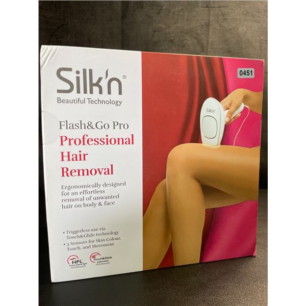 Lot of 1 Silk'n Flash & Go Pro Professional Hair Removal Device - Brand New