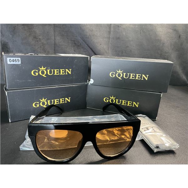 Lot of 4 Pairs of GQueen Polarized Sunglasses - Brand New