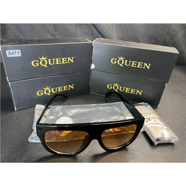 Lot of 4 Pairs of GQueen Polarized Sunglasses - Brand New
