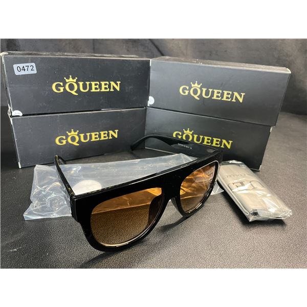Lot of 4 Pairs of GQueen Polarized Sunglasses - Brand New