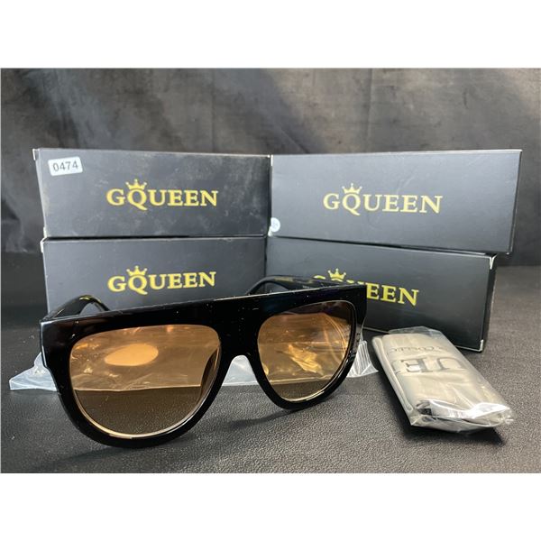 Lot of 4 Pairs of GQueen Polarized Sunglasses - Brand New