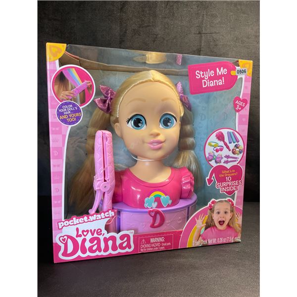 Lot of 1 Pocket Watch - Large Style-Me Diana Hairdressing Doll  - Brand New