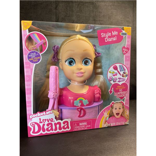 Lot of 1 Pocket Watch - Large Style-Me Diana Hairdressing Doll  - Brand New