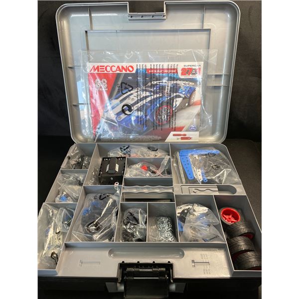 Lot of 1 Meccano 27-in-1 Motorized Supercar Model Toy Play Set