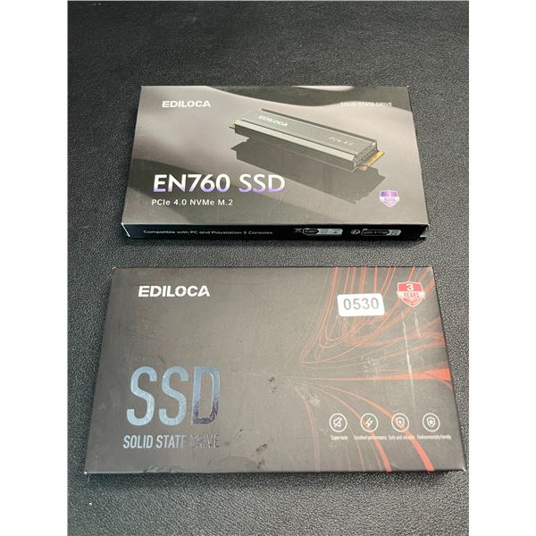 Lot of 2 Solid State Drives for PC