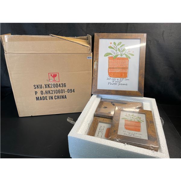 Lot of 1 Box of Assorted Photo Frames - 6PCS - Brand New