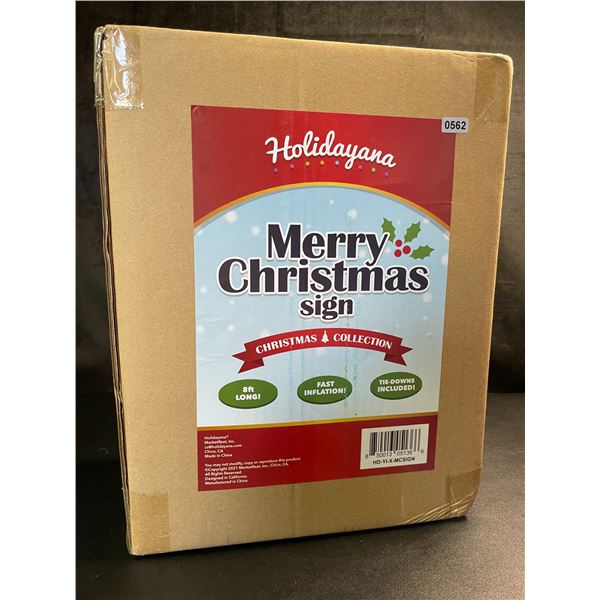 Lot of 1 Large 8FT Long Merry Christmas Sign - Brand New