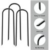 Image 5 : Lot of 2 Boxes of Trampoline Wind Stake Hooks - 12.9inch - Black - 10Pcs per box - New