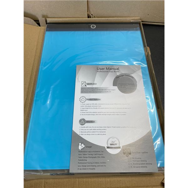Lot of 3 Professional Copy Boards/Light Tracing Boards - USB Powered - Brand New