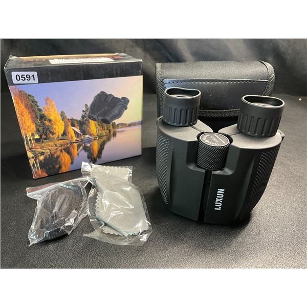 Lot of 1 Pair of Luxun 10x25 Ultra Lghtweight Binoculars - Brand New