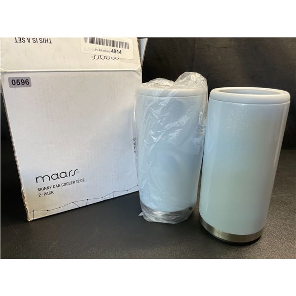Lot of 1 Box of Maars Skinny Can Coolers - 12oz - 2-Pack - Brand New!
