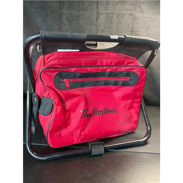 Lot of 1 Tim Hortons Foldable Cooler Bag  - Used - Great Shape