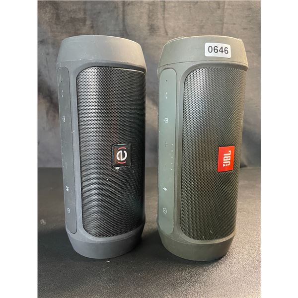 Lot of 2 Assorted Bluetooth/Portable Speakers - Used