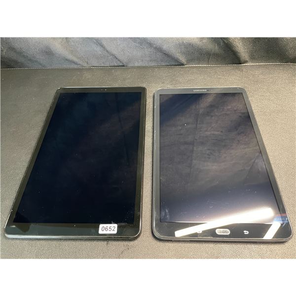 Lot of 2 Assorted Samsung Tablets - Used - For Parts/Repair