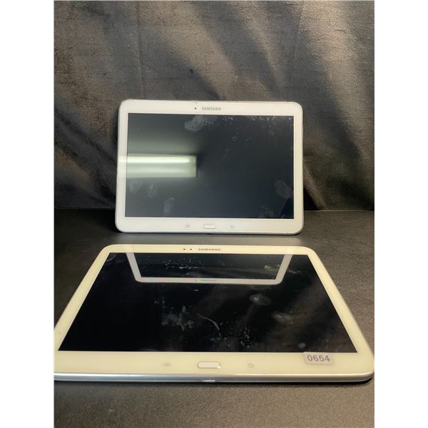Lot of 2 Samsung Tablets - Used - For Parts/Repair