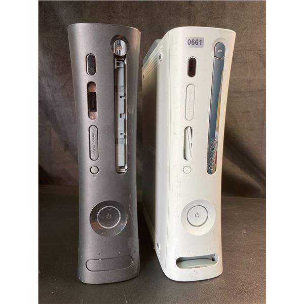 Lot of 2 Xbox 360 Consoles - Used/As Is