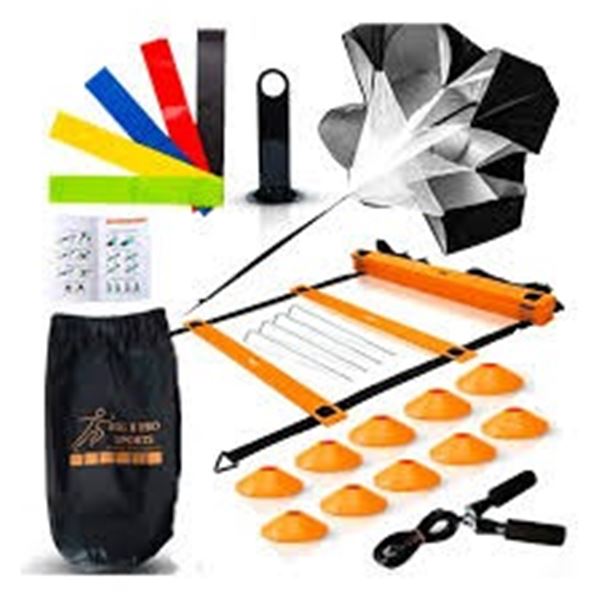 Lot of 1 Big B Pro Sports Speed Agility Training Set - Orange - Brand New