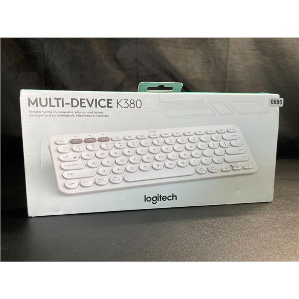 Lot of 1 Logitech Multi-Device K380 Wireless Keyboard for PC, Phones, and Tablets - New