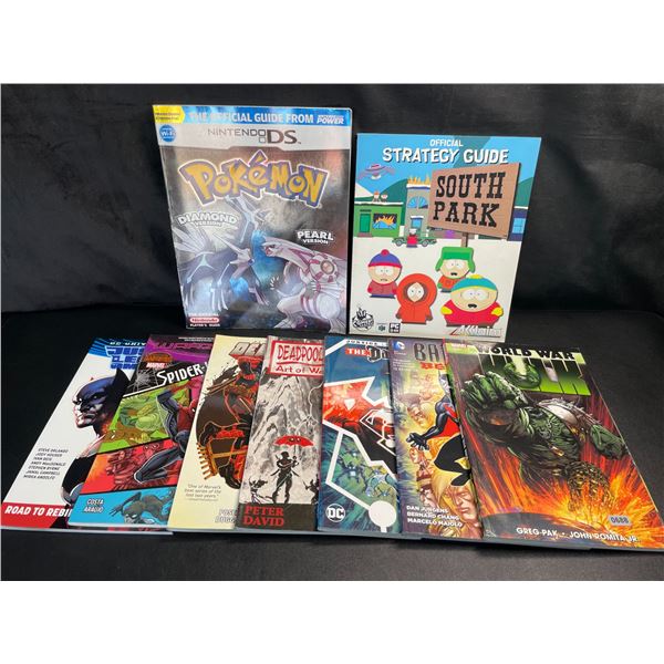 Lot of Assorted Gaming Strategy Guides/Comic Books
