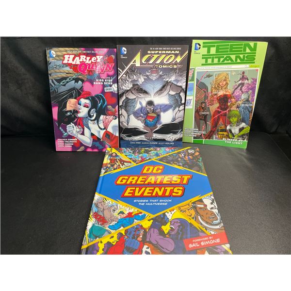 Lot of 4 Assorted Comic Books/Books