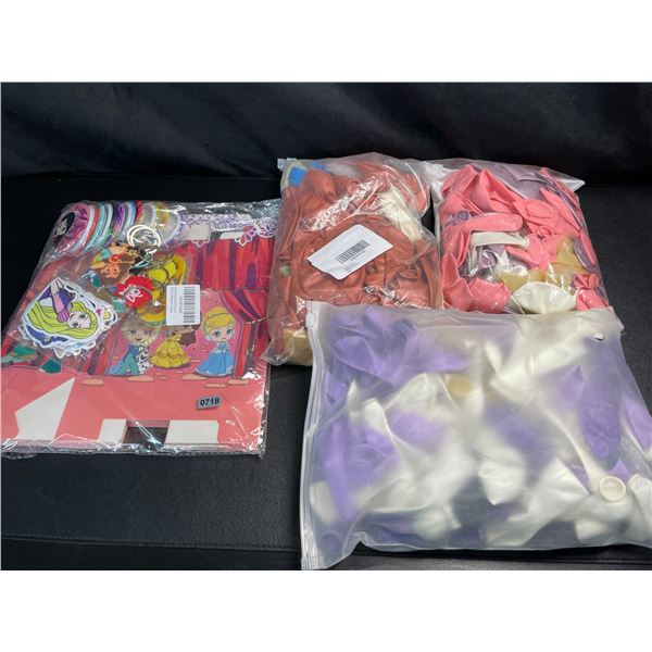 Lot of Assorted Party Supply Sets/Balloon Sets - Brand New