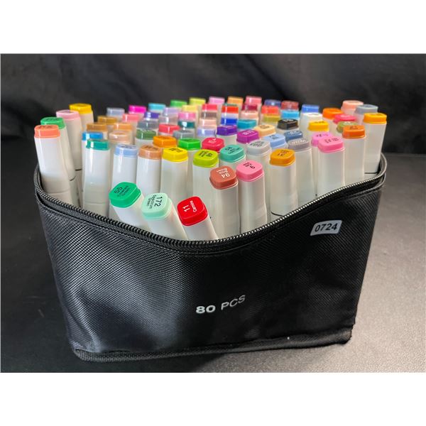 Lot of 1 Multi-Pack of Alcohol Dual-Tip Aritst/Sketch Markers - Assorted Colours - Brand New!