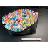 Image 2 : Lot of 1 Multi-Pack of Alcohol Dual-Tip Aritst/Sketch Markers - Assorted Colours - Brand New!