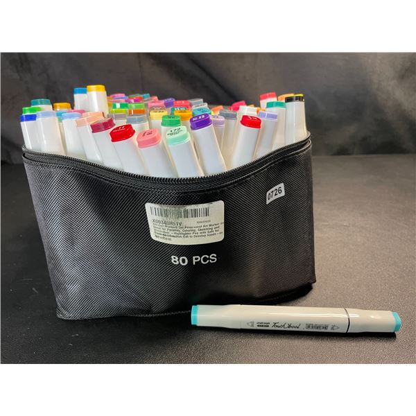 Lot of 1 Multi-Pack of Alcohol Dual-Tip Aritst/Sketch Markers - Assorted Colours - Brand New!