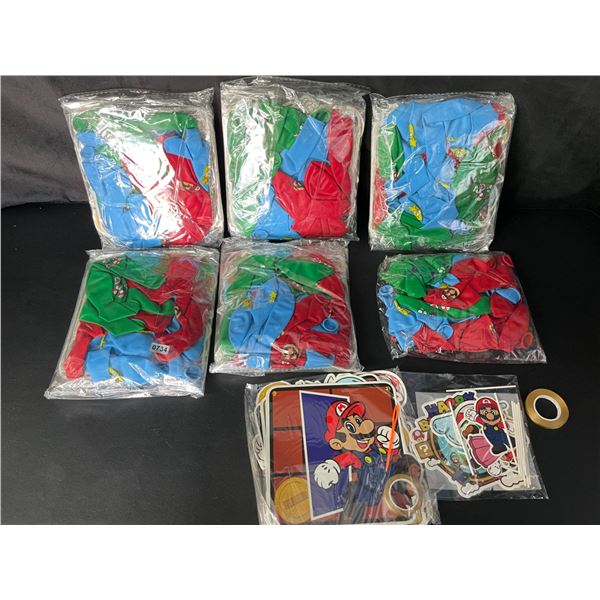 Lot of 6 Mario Themed Party Supply Sets/Birthday Party Supply Sets - Brand New!