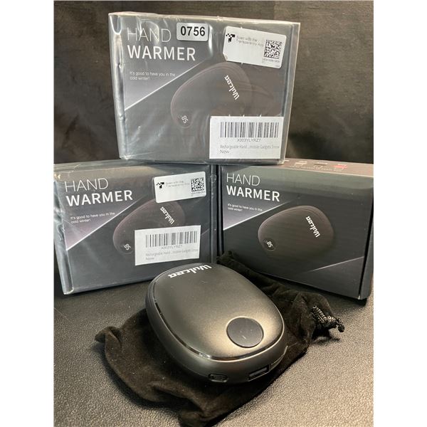 Lot of 3 Wulcea Portable Rechargeable 5000mah Power Banks/Hand Warmers - Brand New!