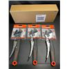 Image 1 : Lot of 1 Box of 3 Crescent 10" Locking Adjustable Wrenches - Brand New!