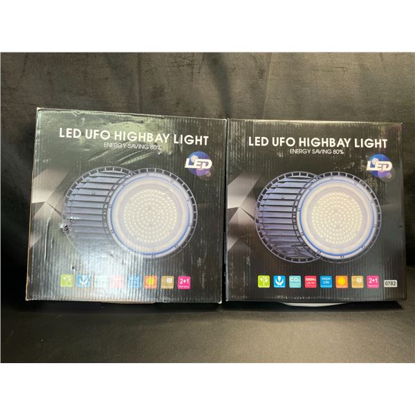 Lot of 2 LED UFO Highbay Lights - Brand New